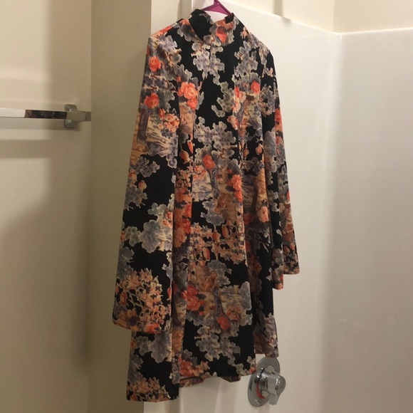Asian print dresses pic 201